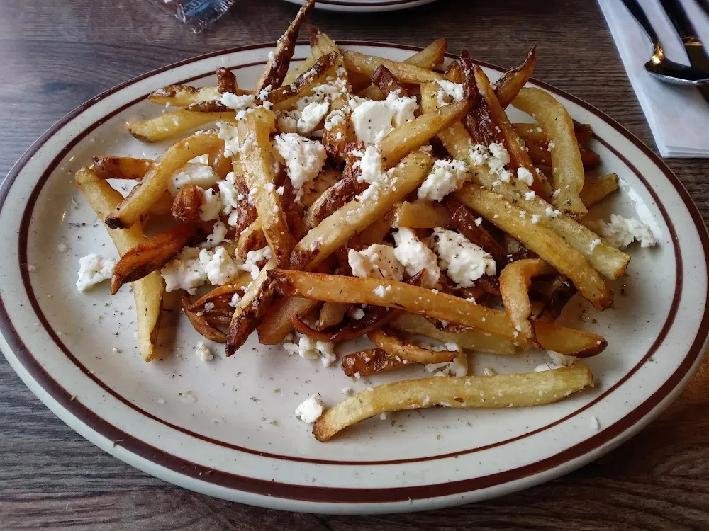 Fries with Feta Cheese